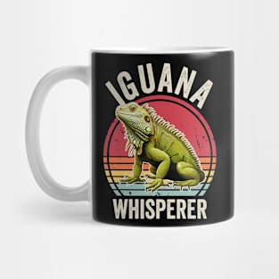 Funny Iguana Whisperer Retro Vintage Mug